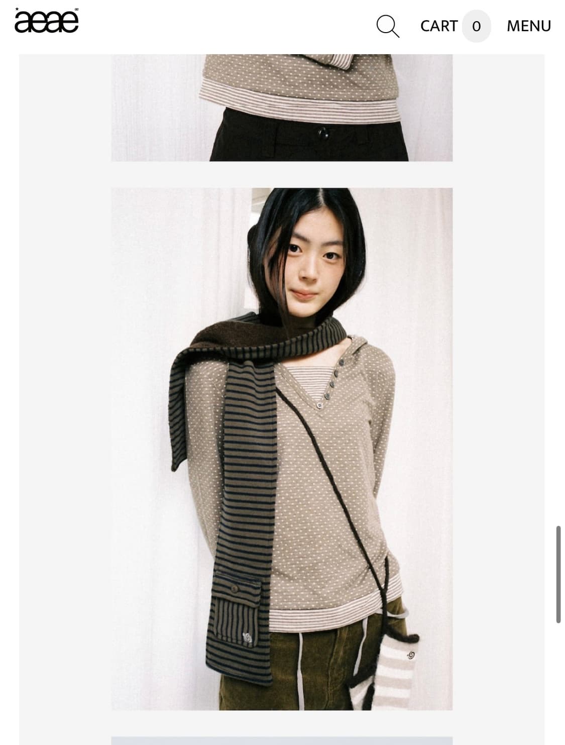 aeae 후드 헨리넥티셔츠 상품이미지2