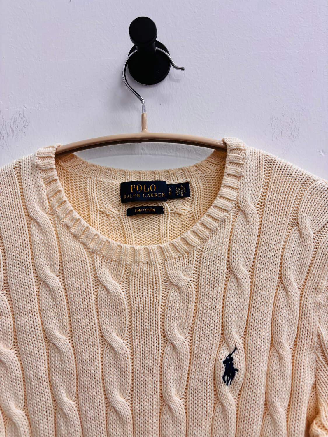 폴로 랄프로렌(Polo Ralph Lauren) 피마 코튼 케이블 니트 상품이미지2