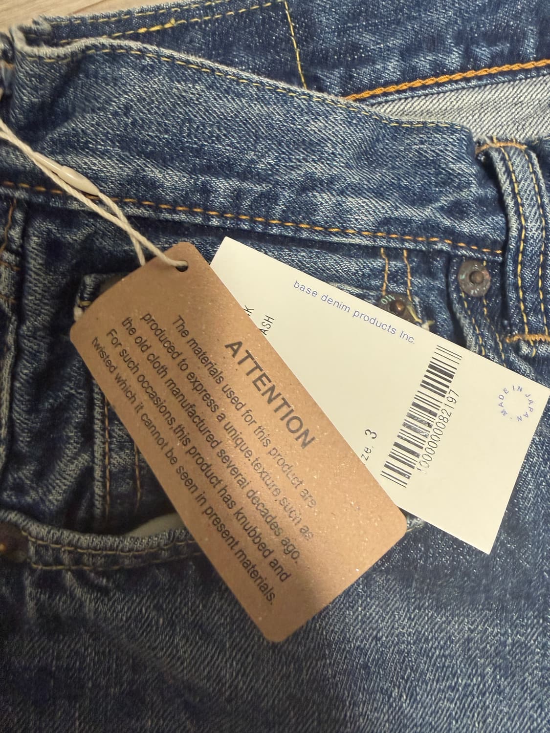 orslow 오어슬로우 105 2이어 3사이즈 택채새상품 상품이미지2