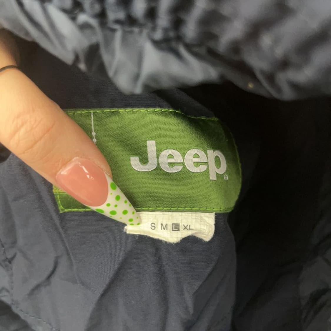 지프 빈티지 노르딕 부클 자수 패딩 조끼 L C08939 상품이미지6