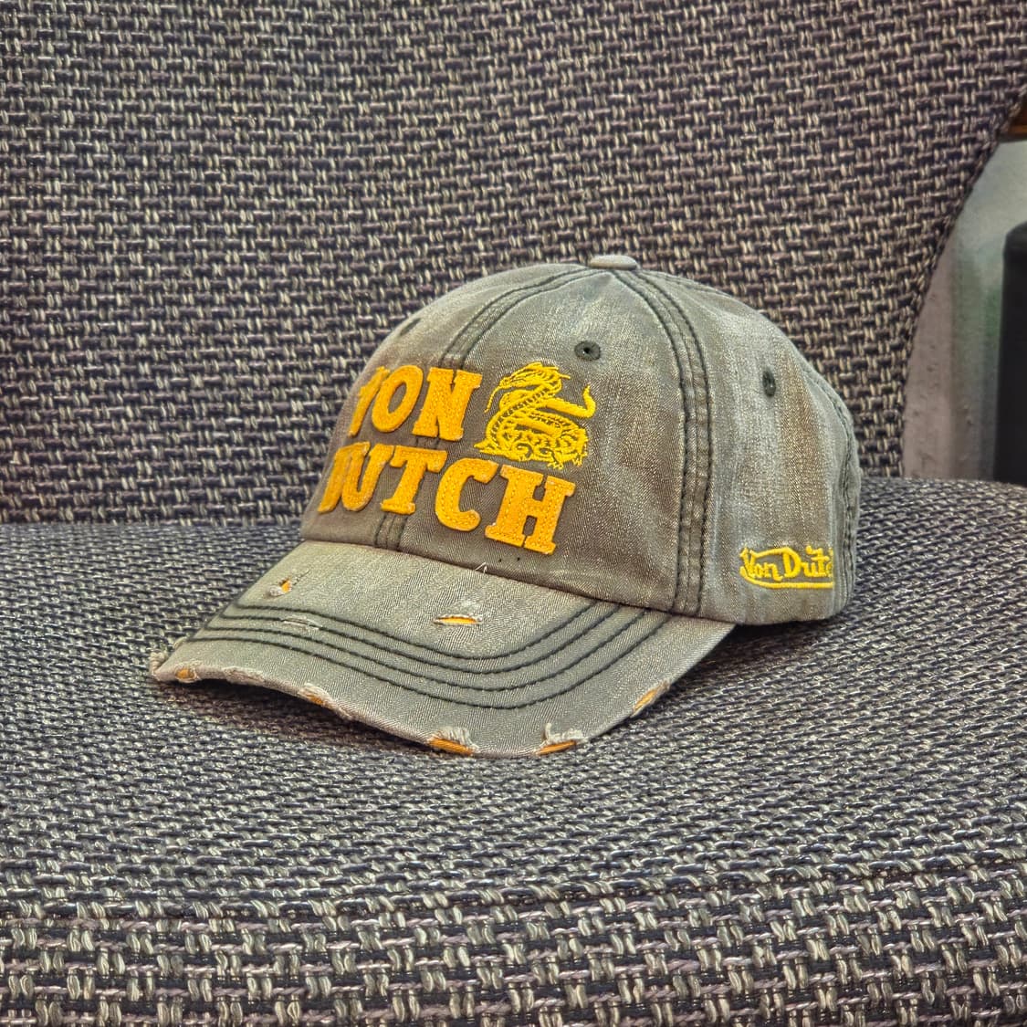 본더치 데미지 볼캡 모자 상품이미지1