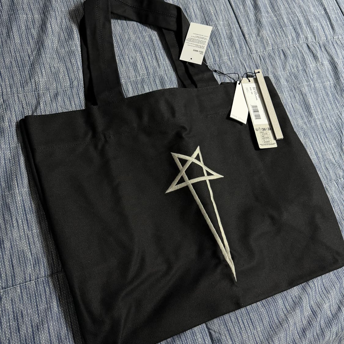 (OS) 릭오웬스 스타 프린트 토트백 상품이미지2