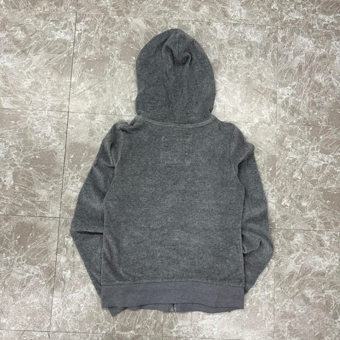 홀리스터 y2k 여리핏 벨루어 벨벳 후드집업 희귀져지(S) 상품이미지4