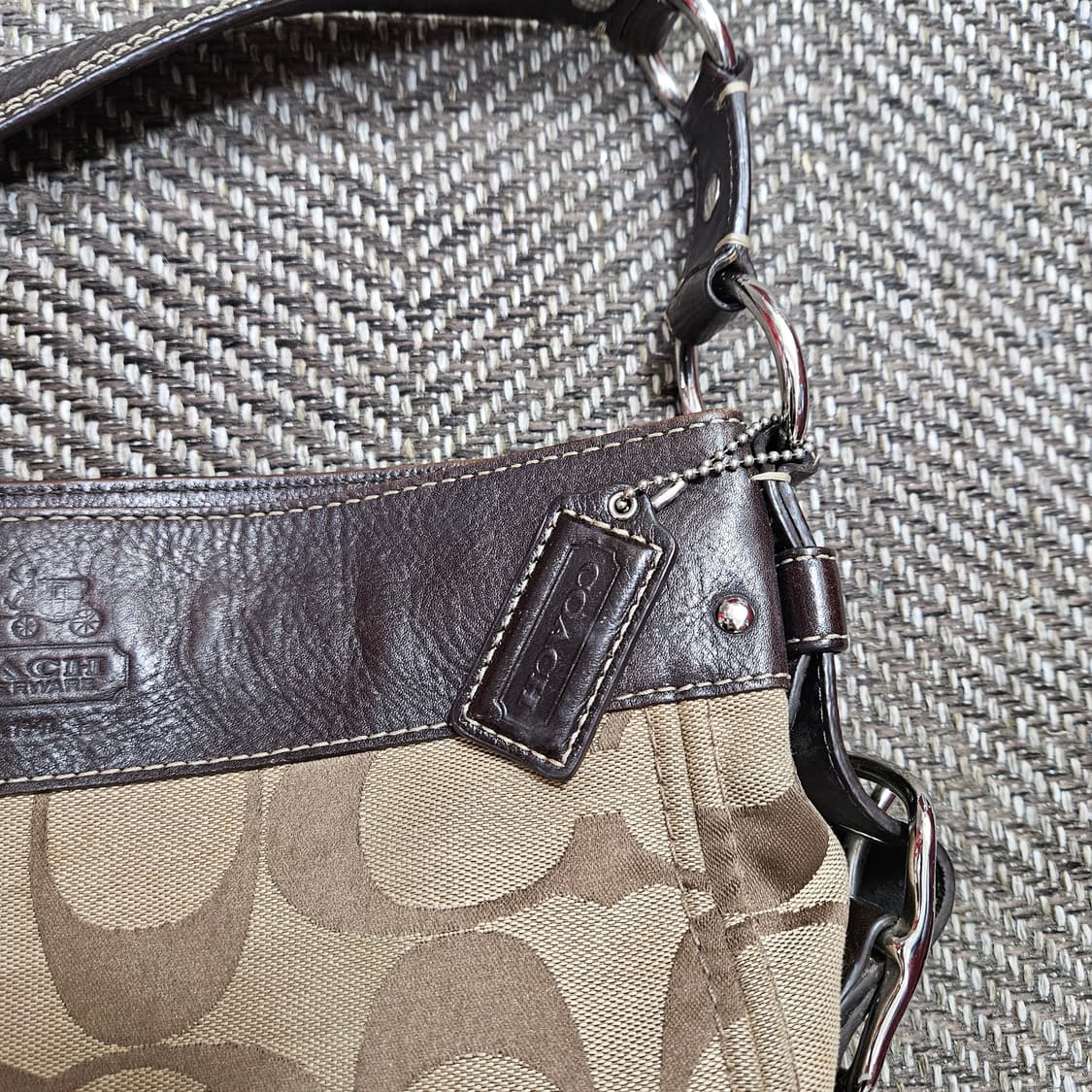 빈티지 코치 시그니처 숄더백 상품이미지4