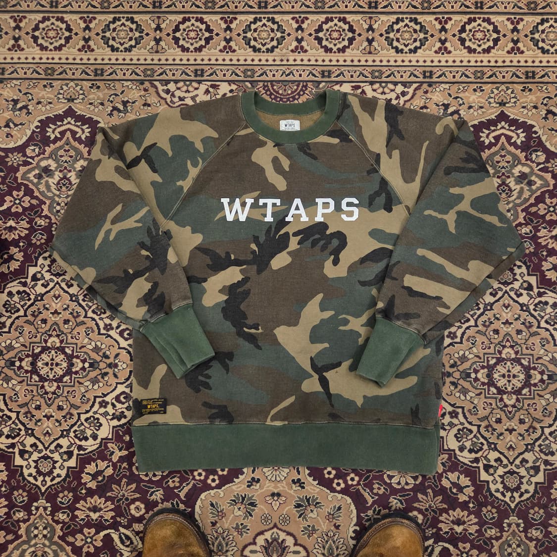 더블탭스 카모 맨투맨 L 상품이미지1