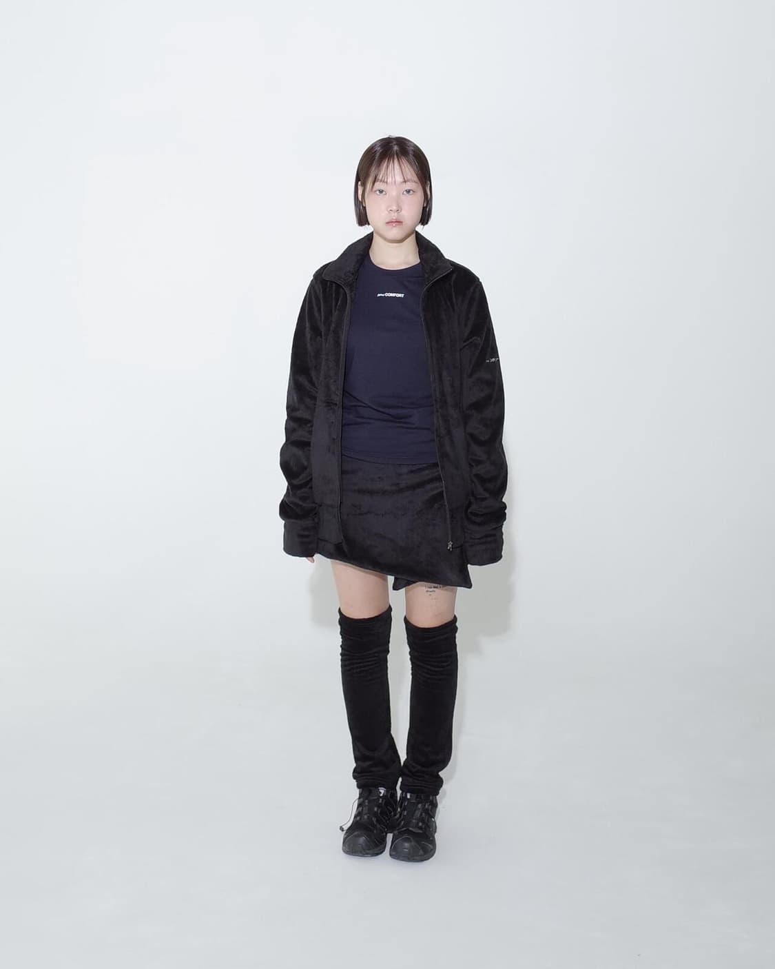 23-006 FLEECE WRAP SKIRT WITH LEG WARMER 상품이미지2