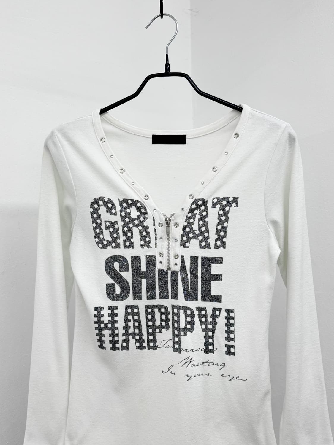 펑크 지퍼 펀칭 슬리브 상품이미지6