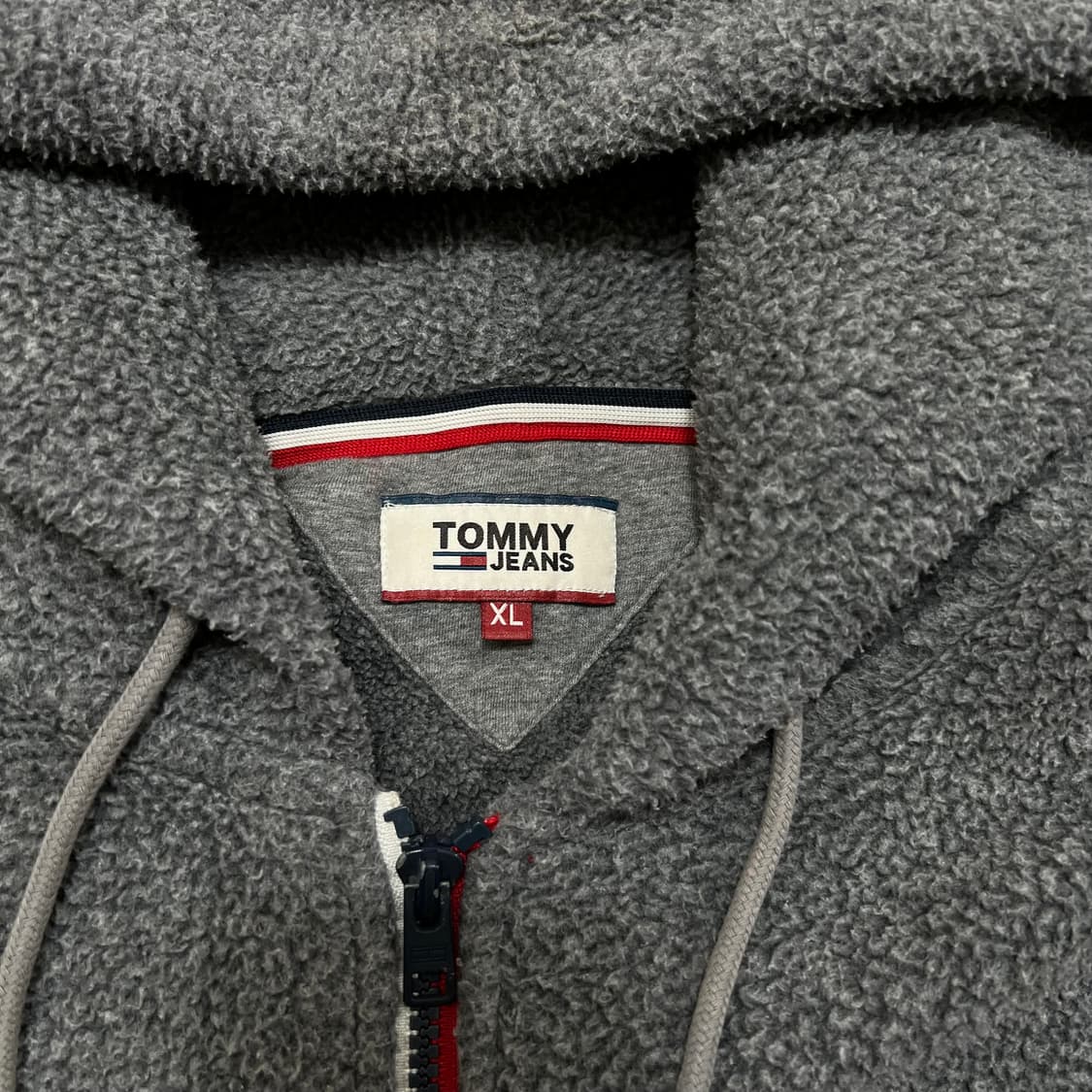 타미힐피거 진스 후드 후리스 플리스 자켓 [그레이] XL/105 상품이미지5