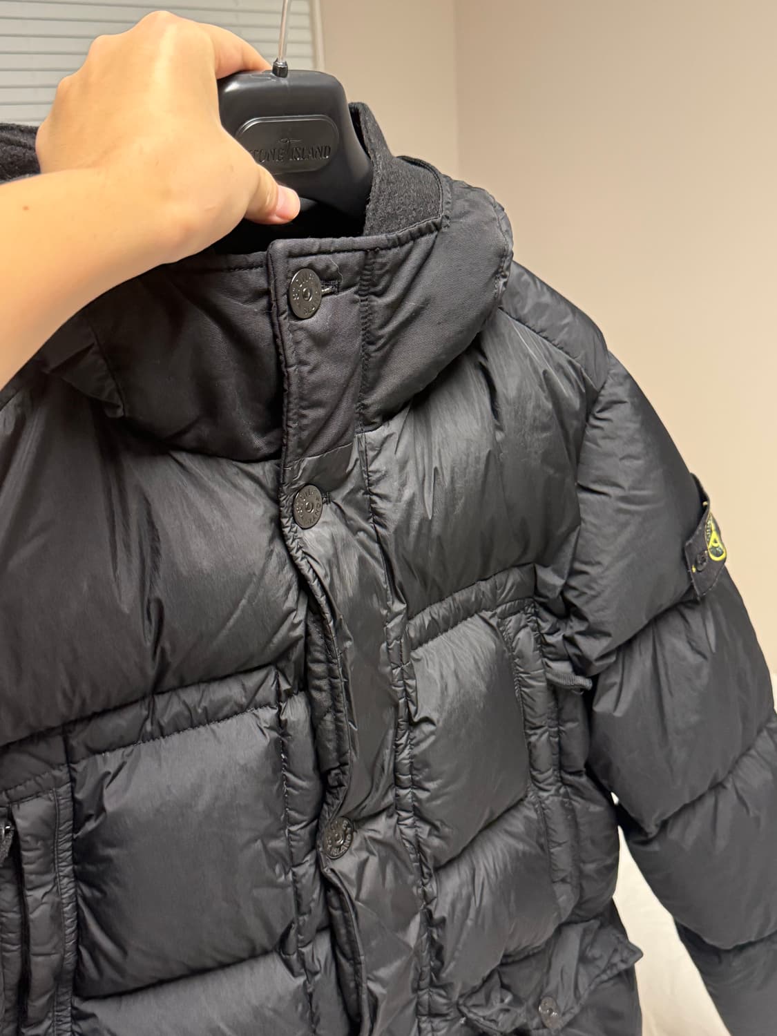 19fw 스톤아일랜드 크링클랩스 롱패딩L 상품이미지2