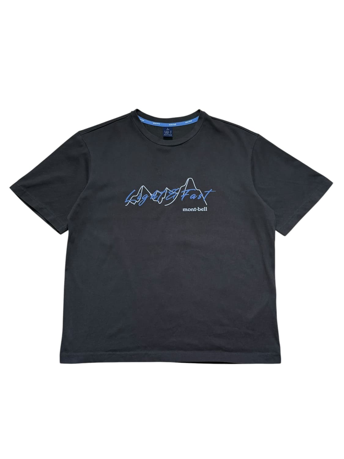 몽벨 챠콜 반팔티 상품이미지1