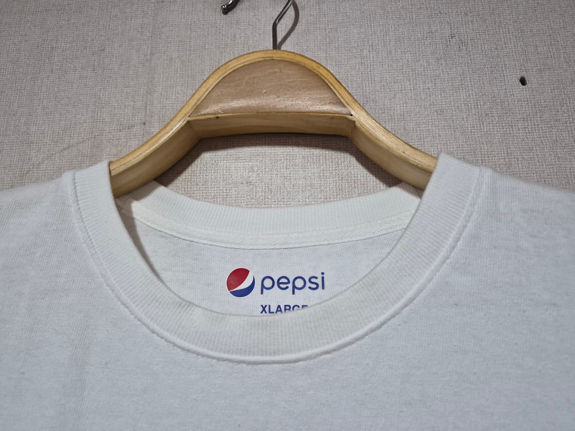 PepsiCola 펩시콜라 로고 화이트 XL 상품이미지5