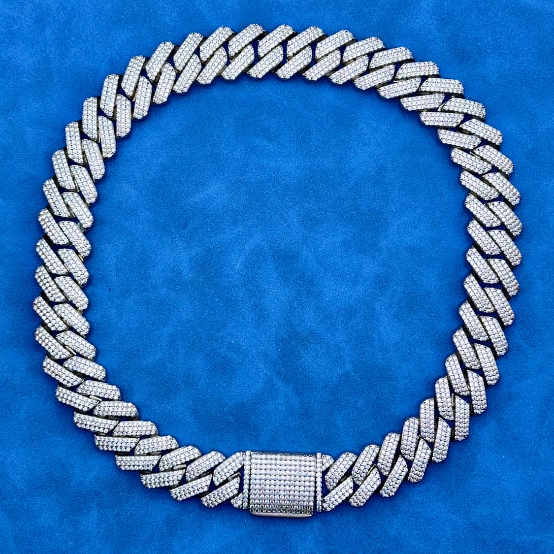 ICE BLUE 시그니처 20mm 쿠반체인 상품이미지3