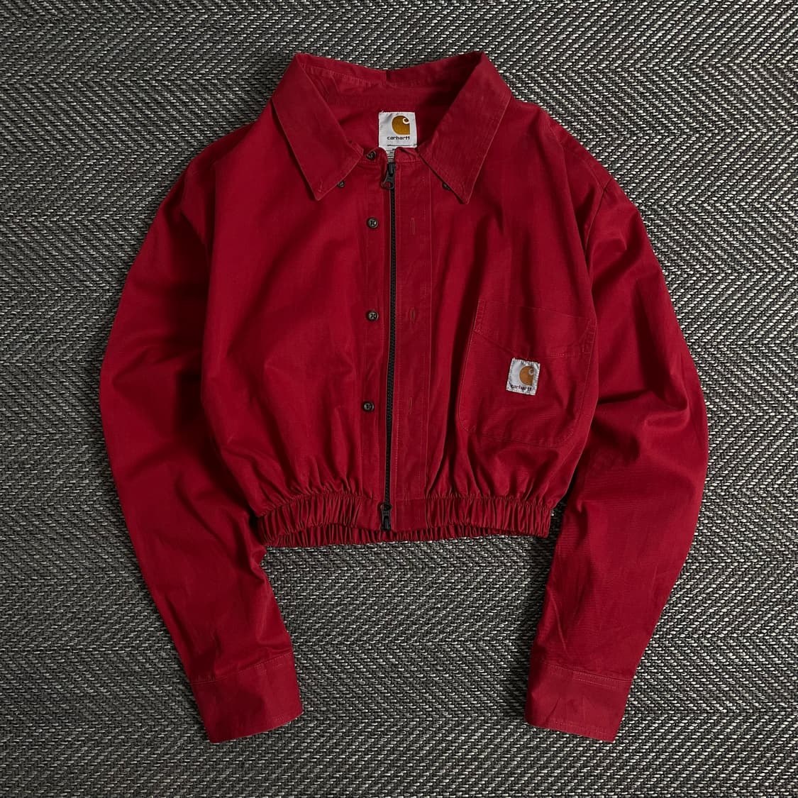 칼하트 크롭 리메이크 투웨이 셔츠 자켓 o 2879 상품이미지1