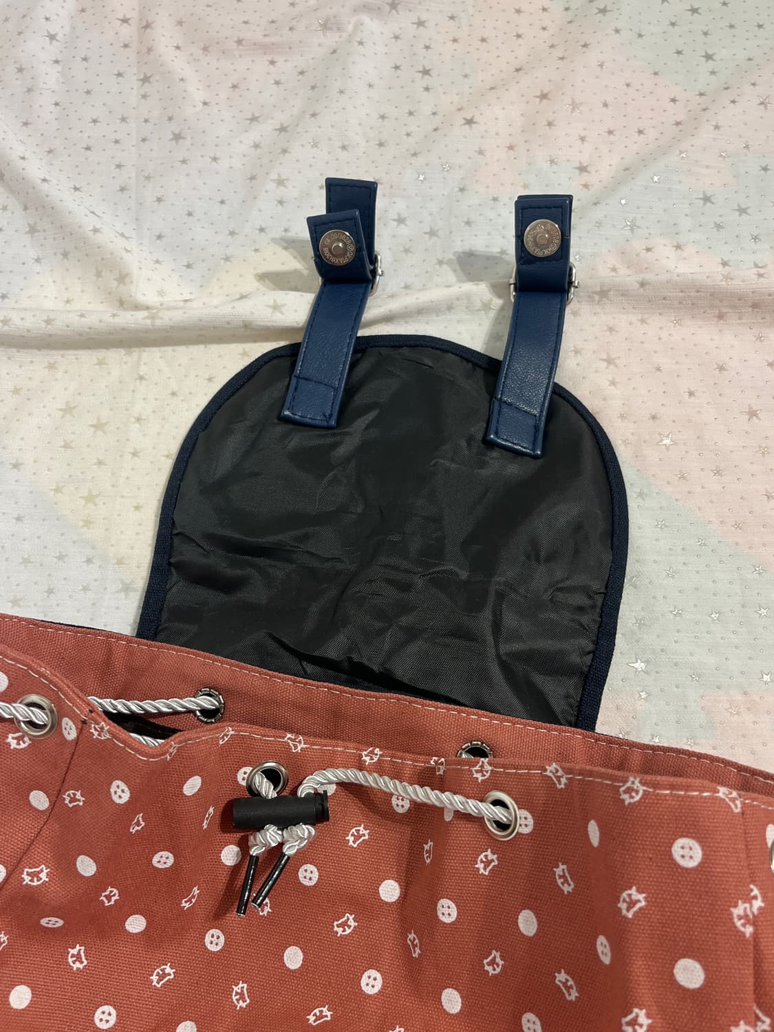 고양이 열쇠 포인트 모리걸 백팩 🐱 상품이미지2