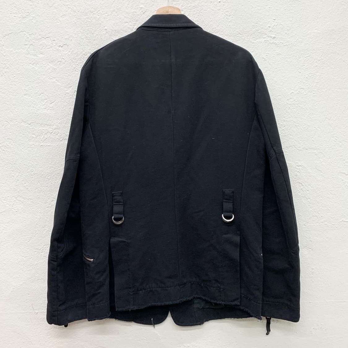 디젤 블랙 멀티포켓 락시크 싱글 블레이져  상품이미지4