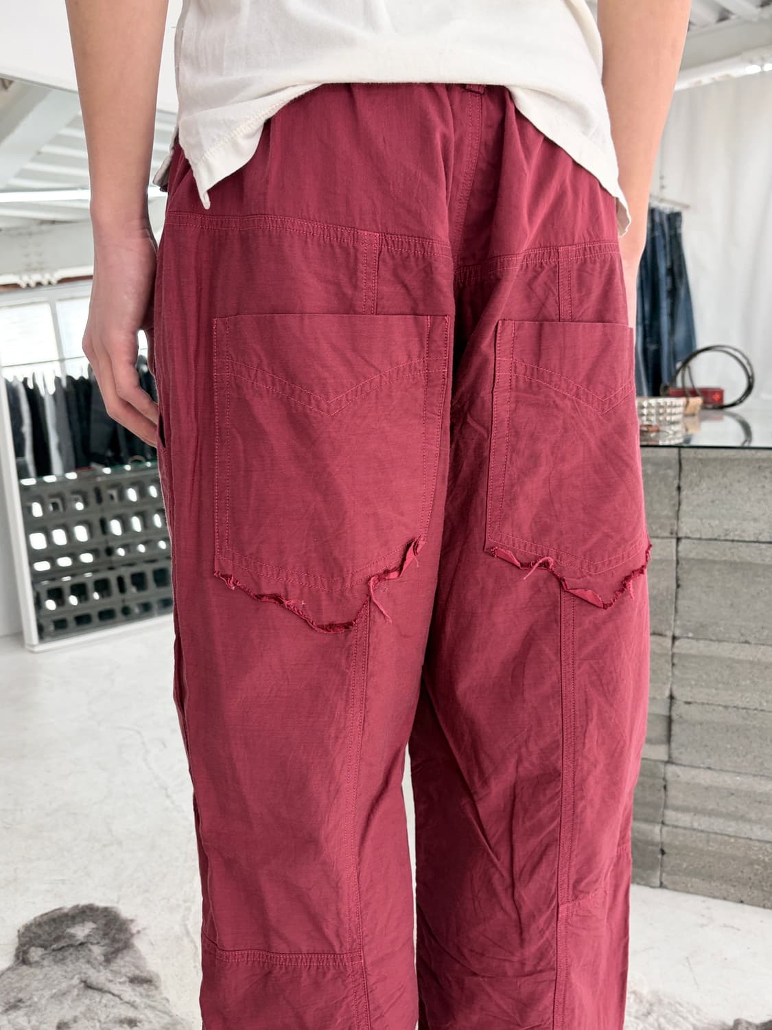 이로쿼이 디스트레스드 베이커 지퍼 팬츠 상품이미지4