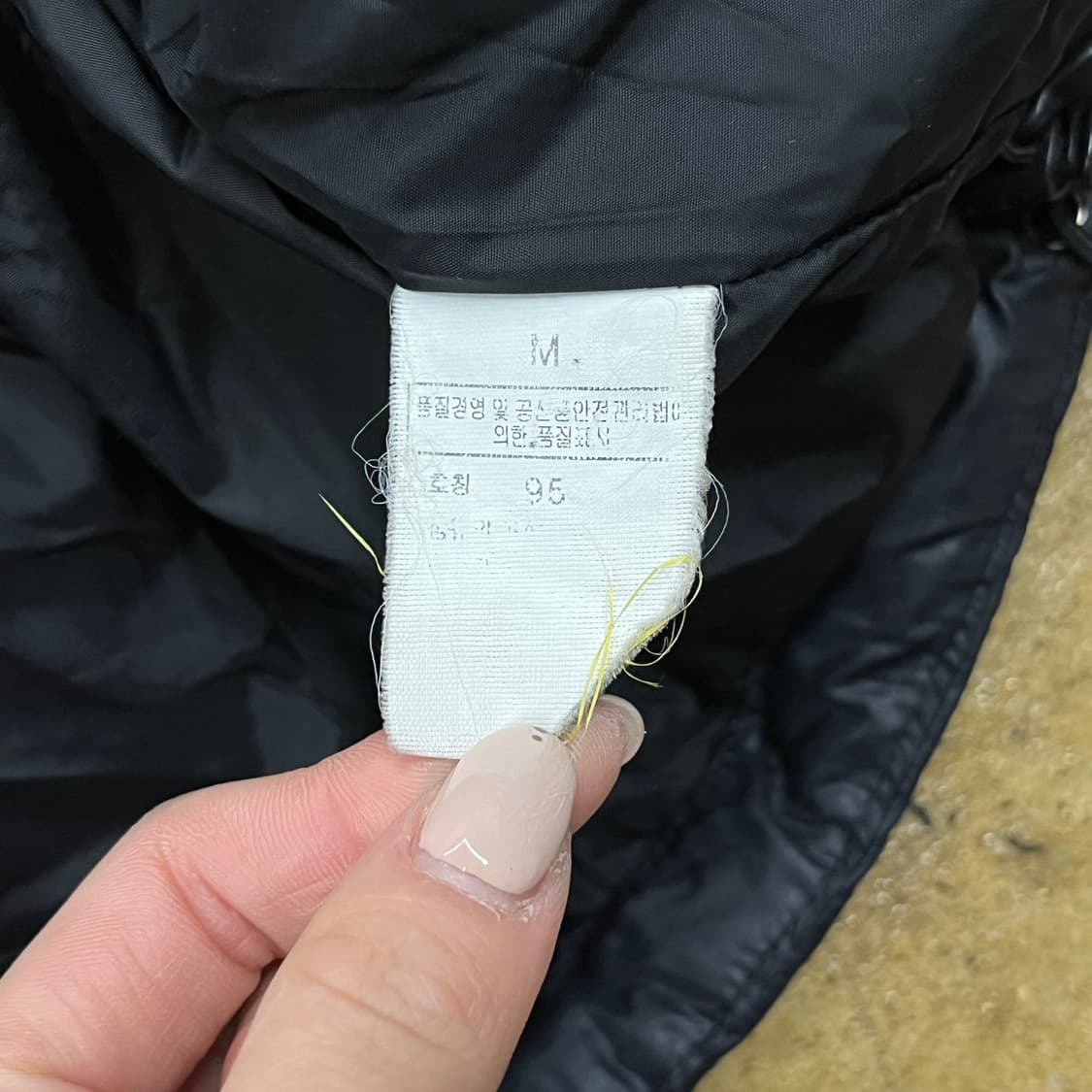 [정품/M] 노스페이스 빈티지600 필 스퀘어 퀼팅 구스다운 패딩 b16 상품이미지6