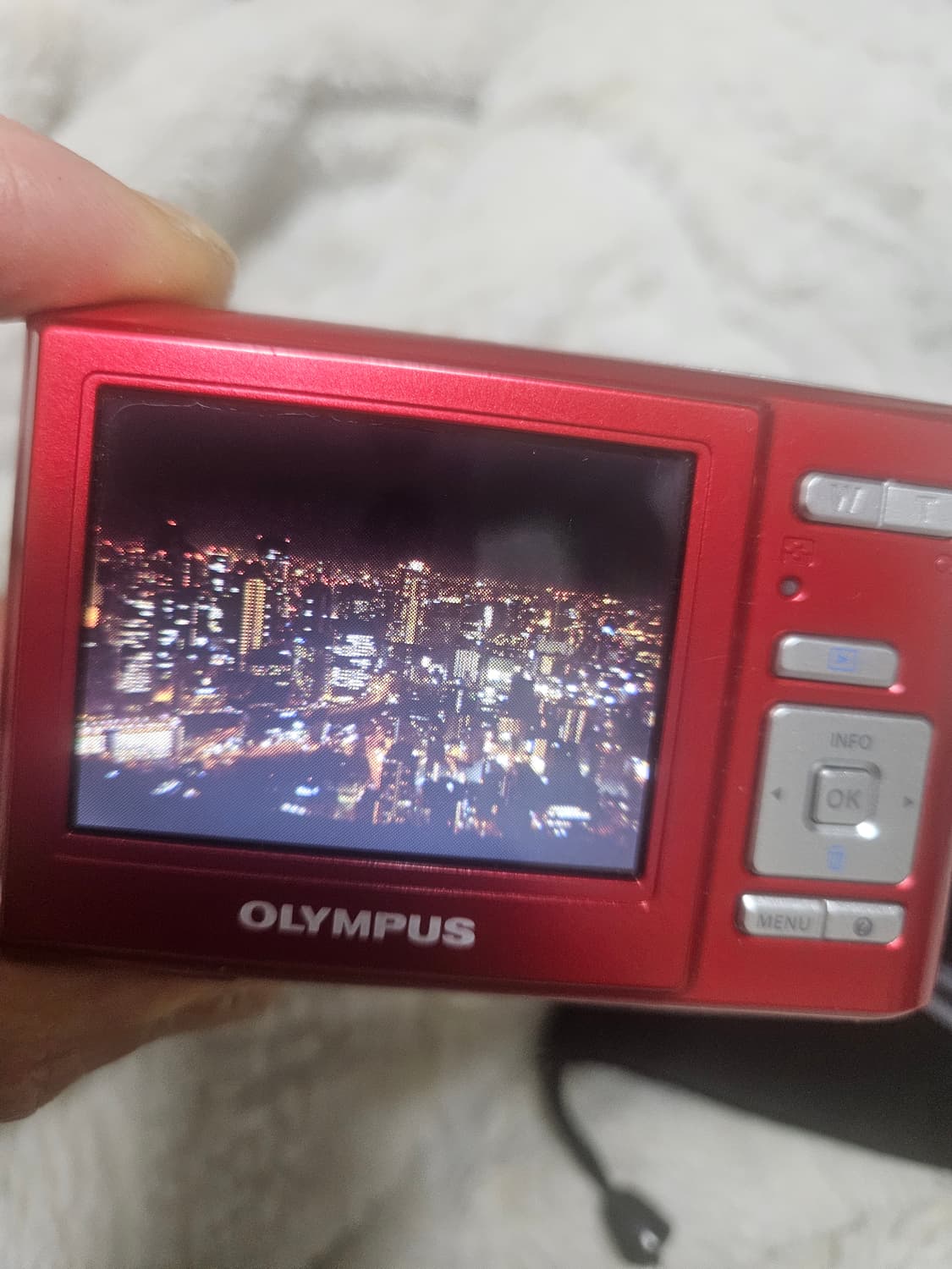 올림푸스 T-100 레드 디지털카메라 레트로 디카 상품이미지7