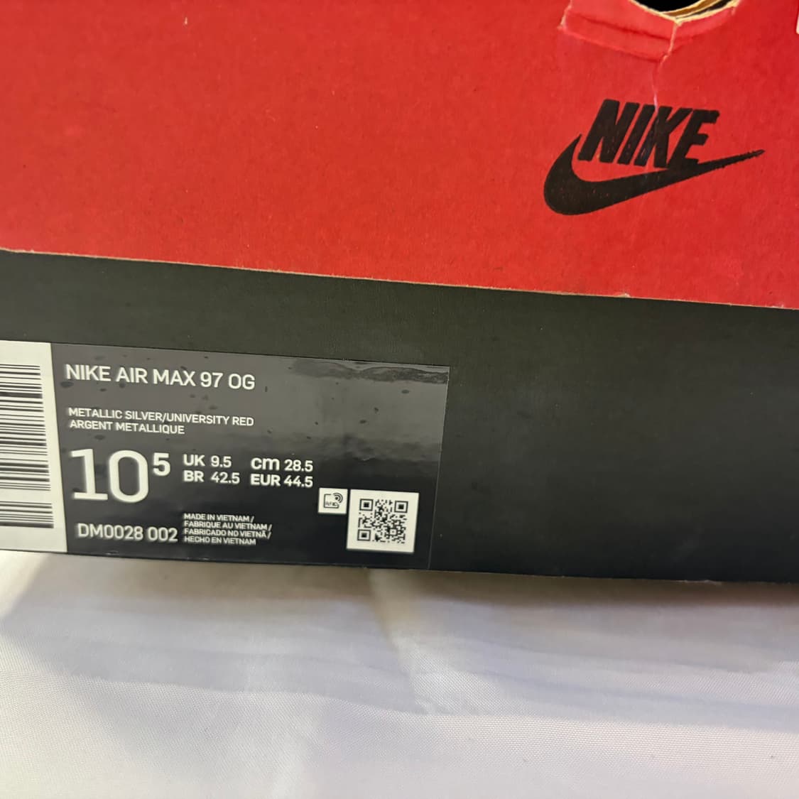 [285] 나이키 에어맥스 97 OG 실버불렛 2022 상품이미지7