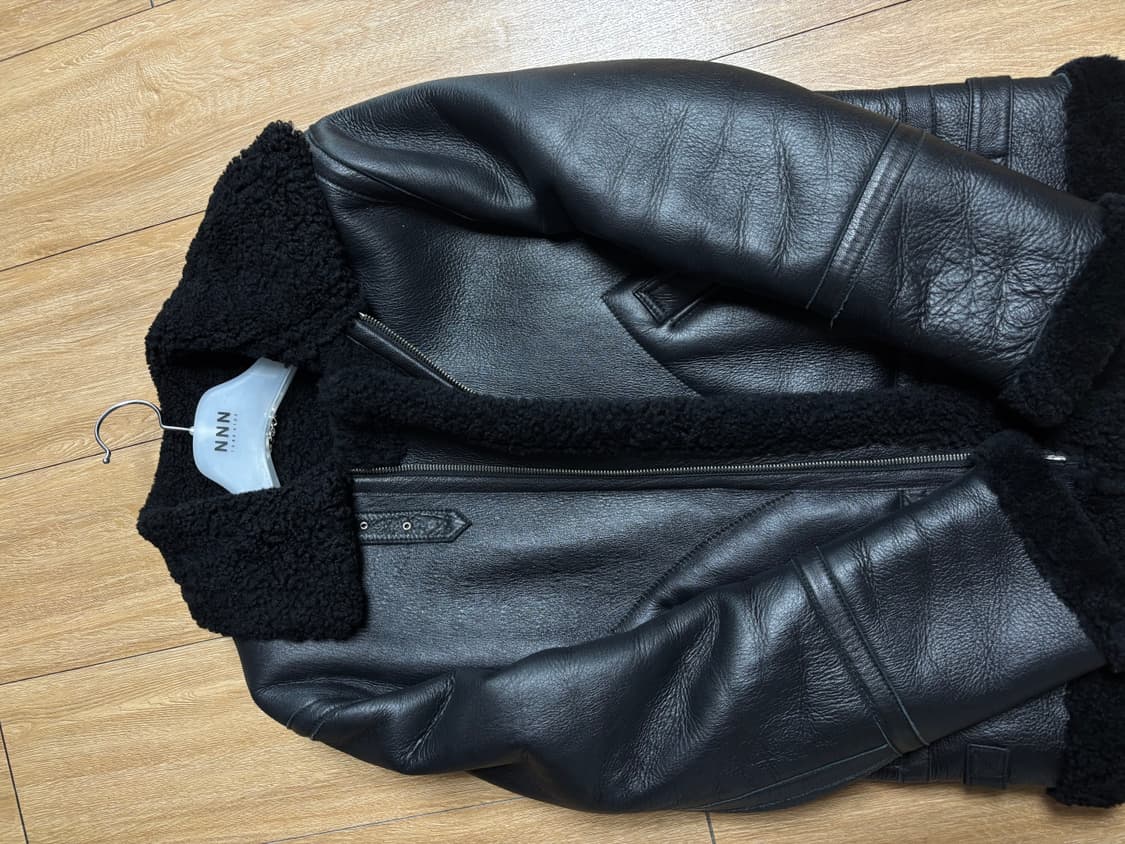 신흥사 블랙 무스탕 xl 상품이미지4