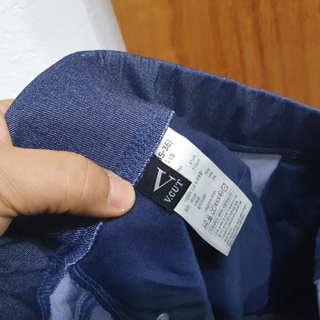 V.CUT 데님 슬랙스(35-36) 상품이미지4