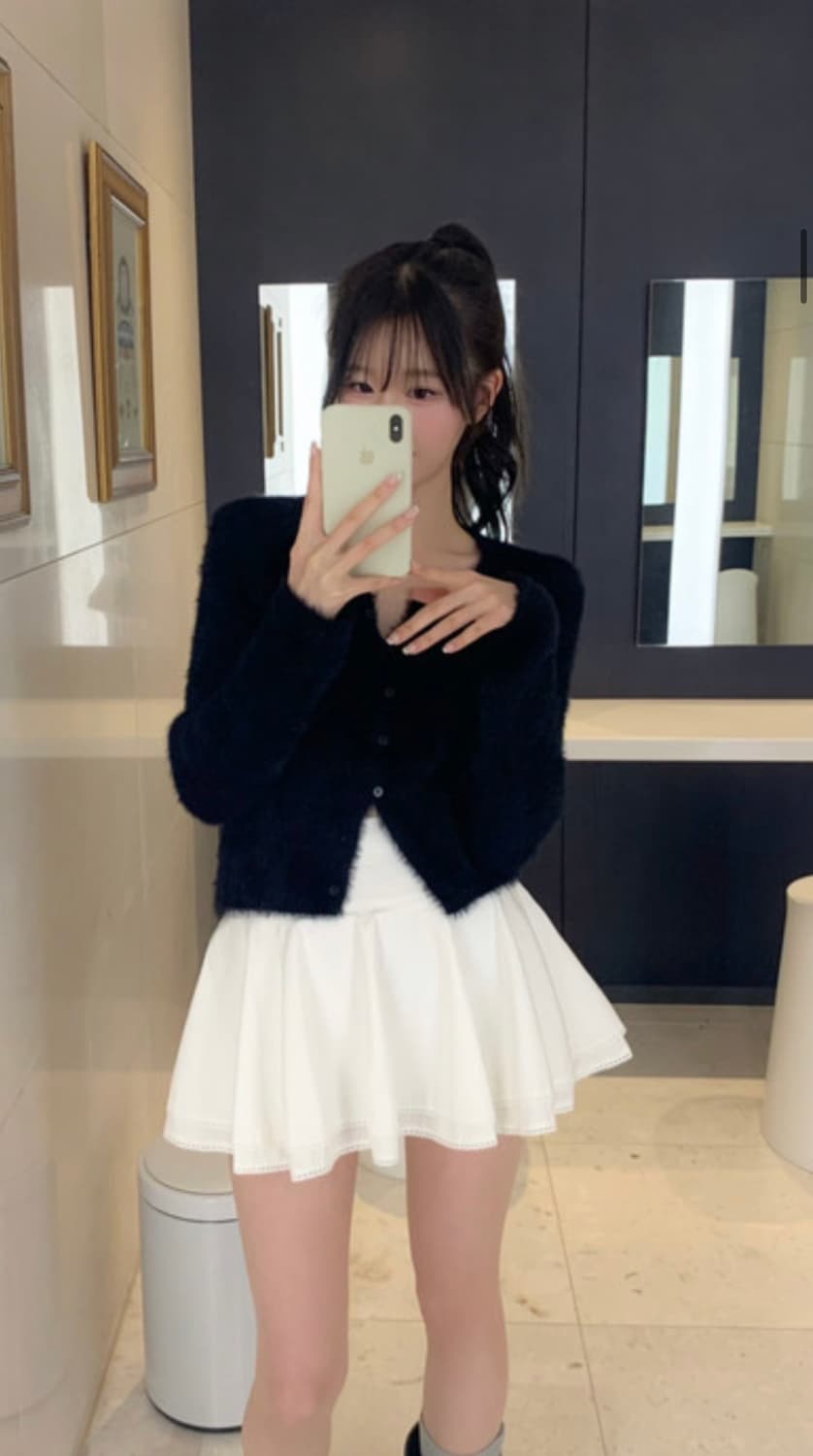 르브아 미미 스커트 화이트 상품이미지1