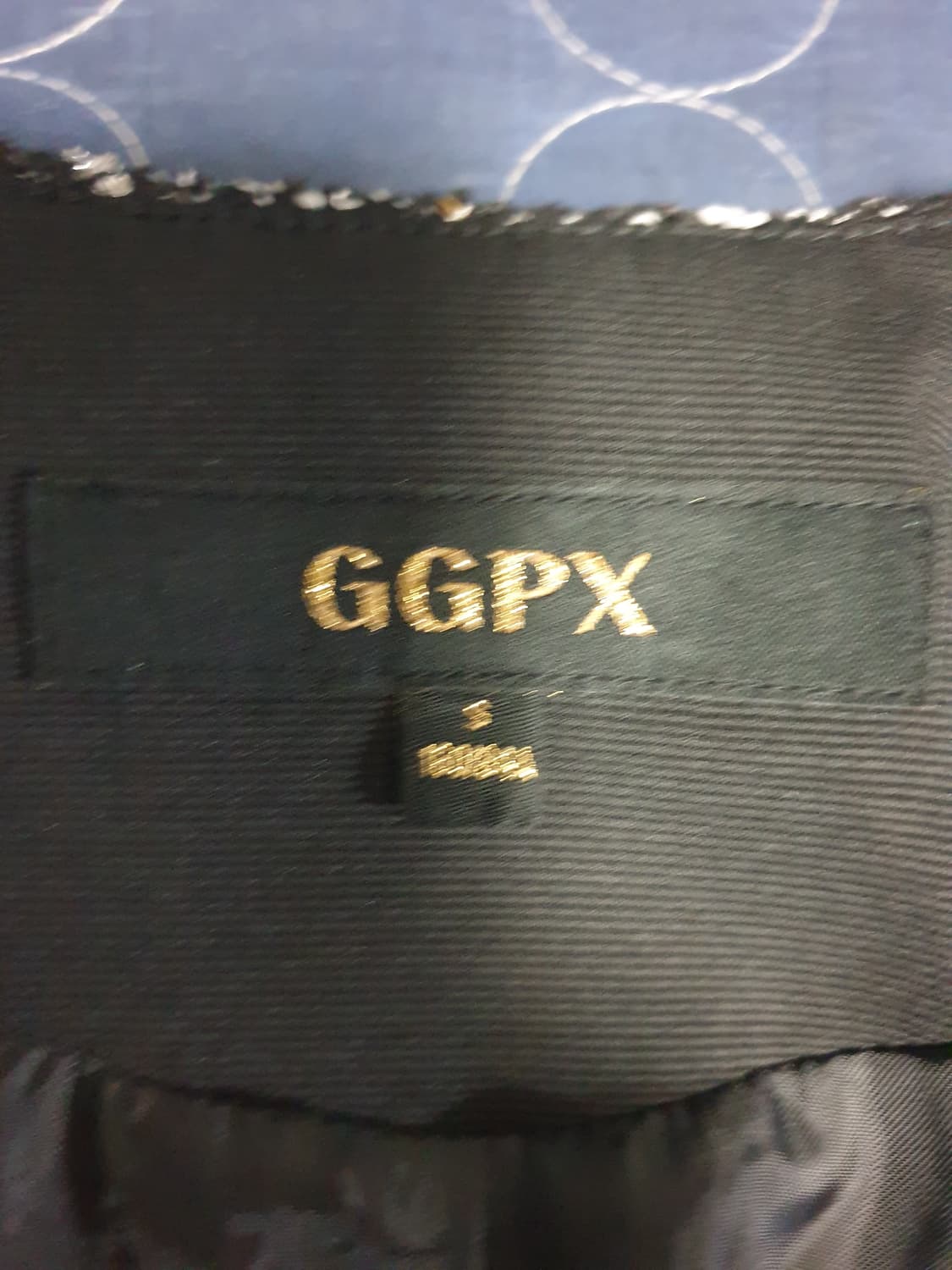 GGPX 럭셔리 트위드 버튼리스 자켓 블랙 (S) 상품이미지3