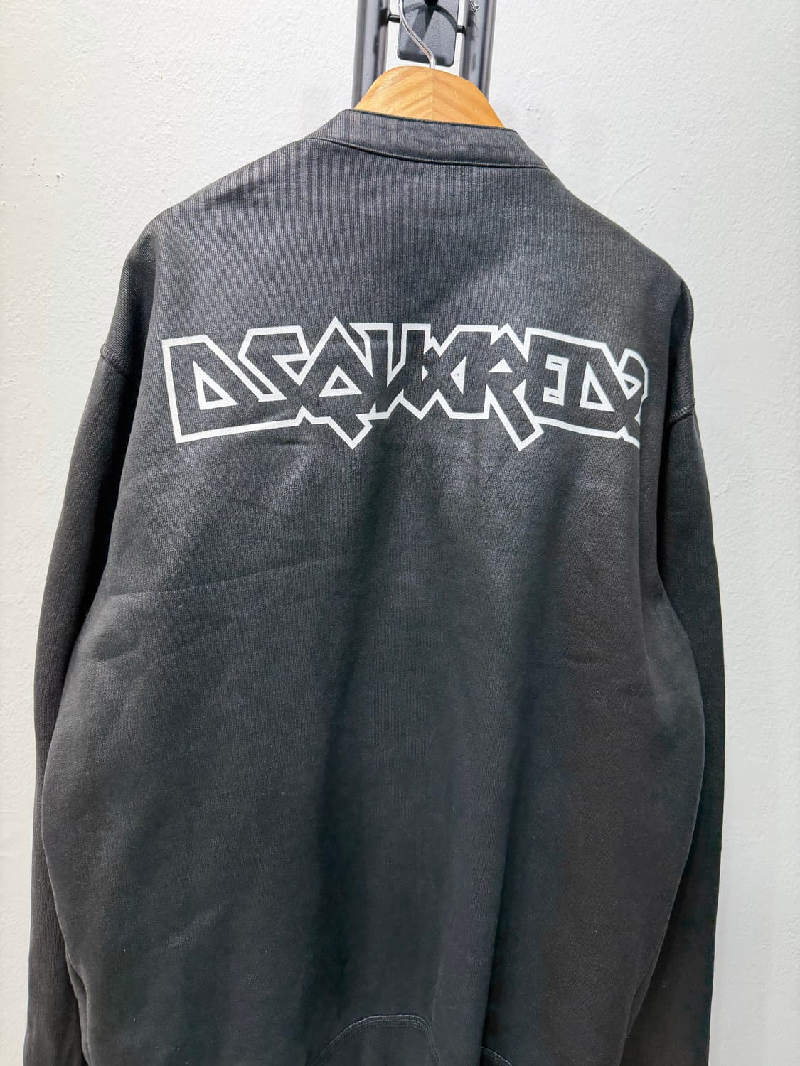 정품) 디스퀘어드2  블랙 코팅 라이더 자켓 XXL  상품이미지6