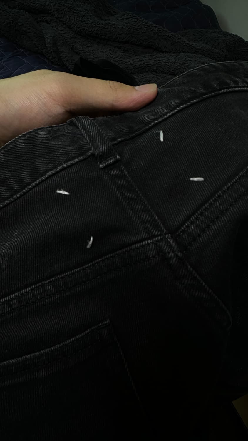 마르지엘라 백스티치 블랙 데님 상품이미지3