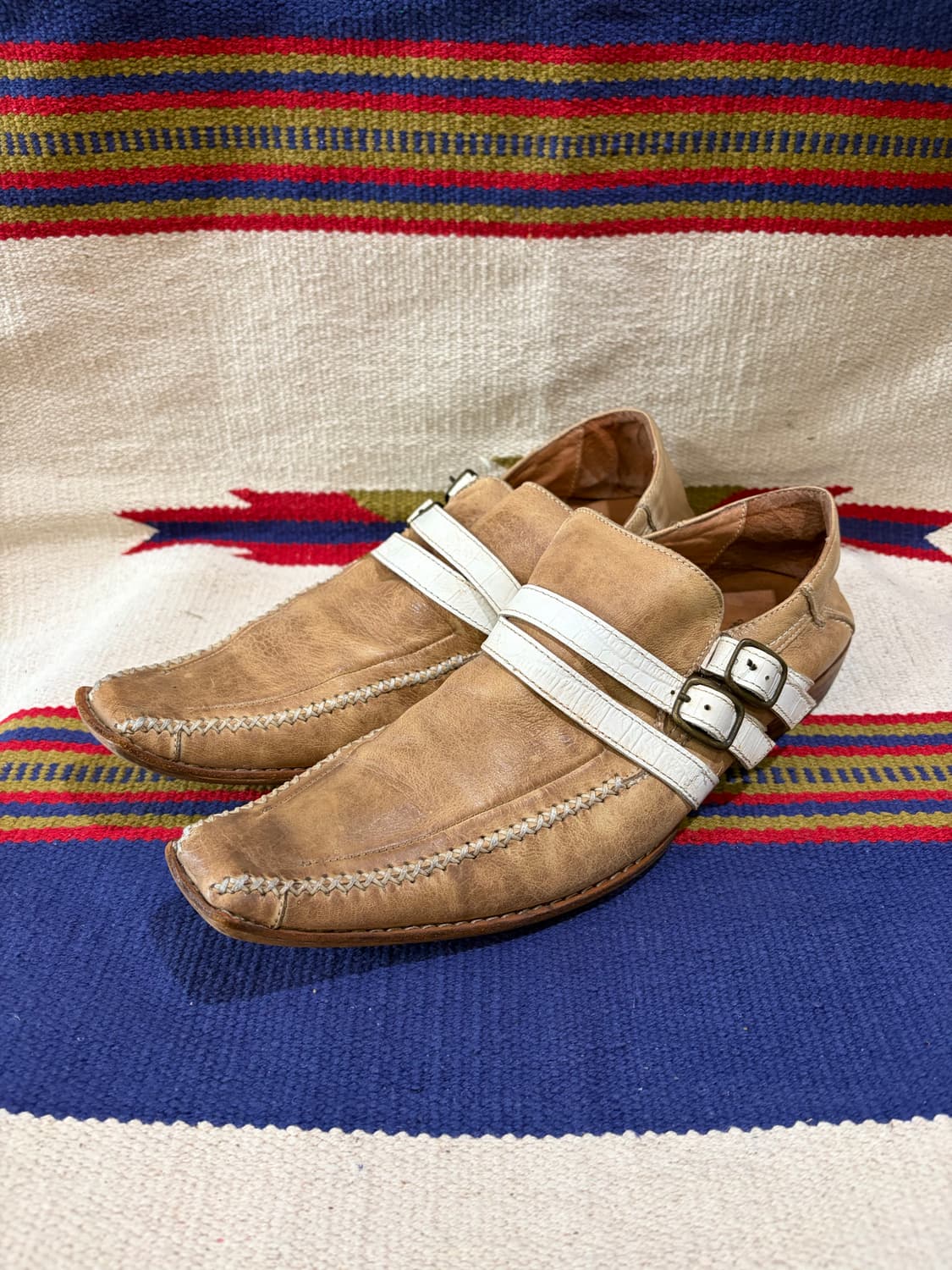 훕데두 스퀘어토 그런지 웨스턴 부츠 상품이미지1