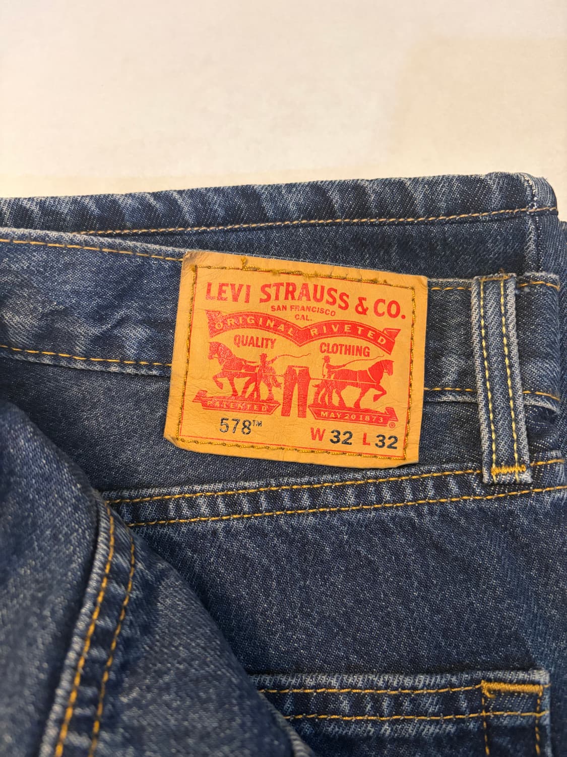 리바이스 578 청바지 32*32 새상품 상품이미지5