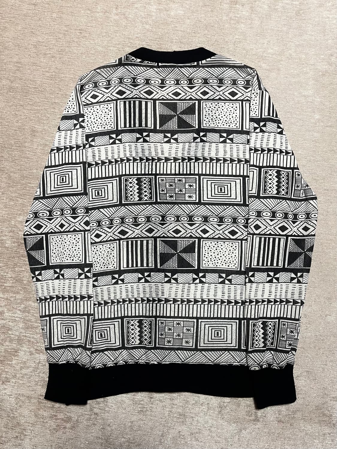 빈티지 패턴 가디건 상품이미지2