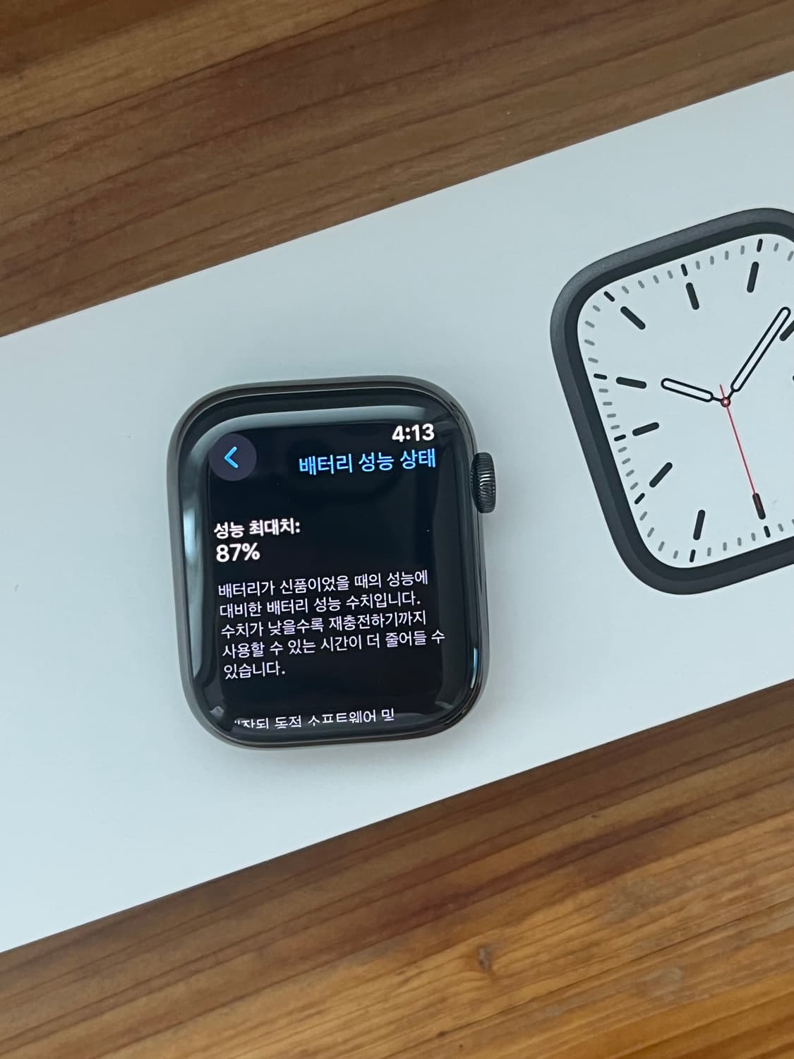 애플워치7 스테인리스 그래파이트 45mm 상품이미지1