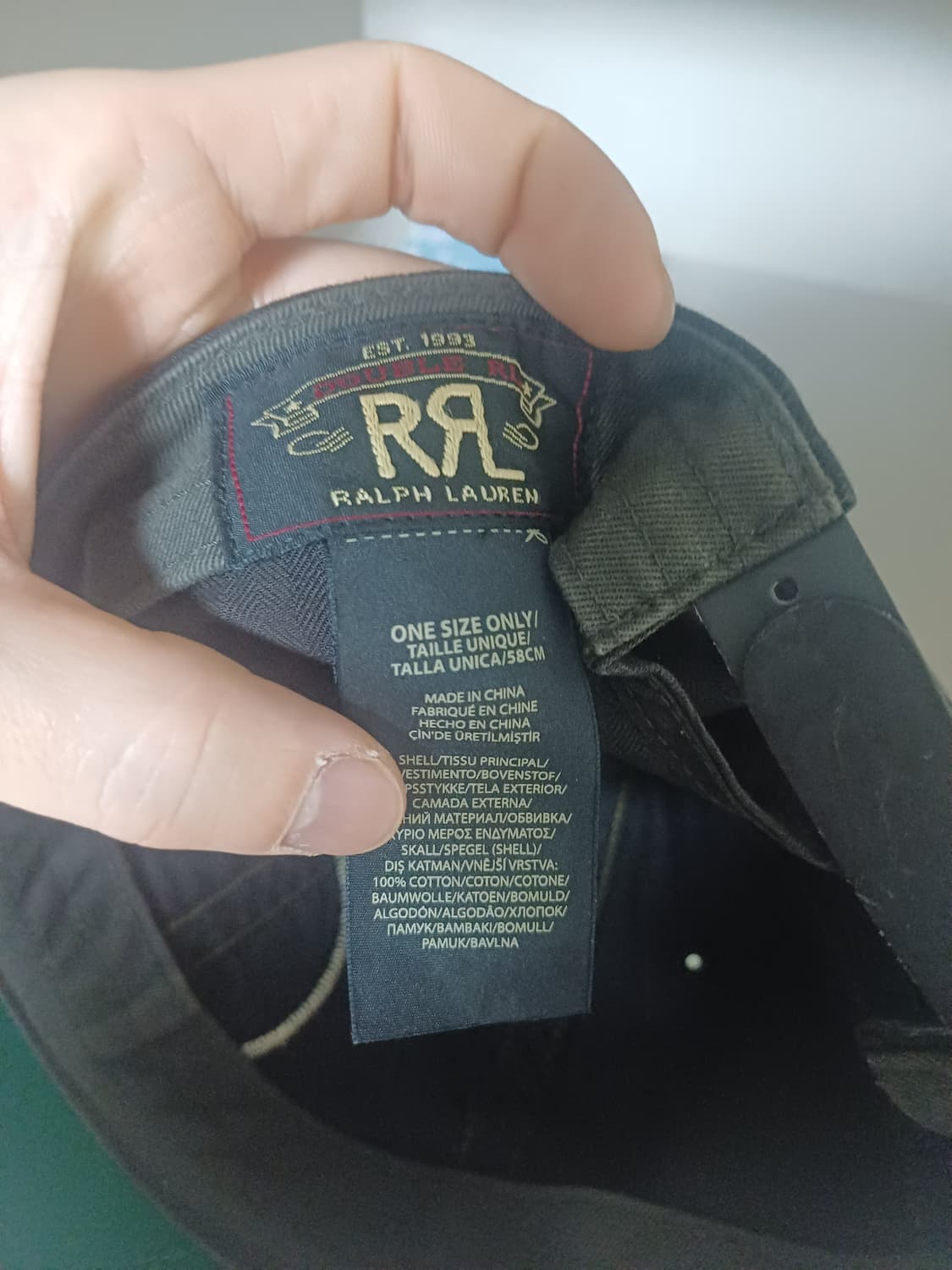 더블알엘 윙로고 볼캡 올리브 상품이미지6