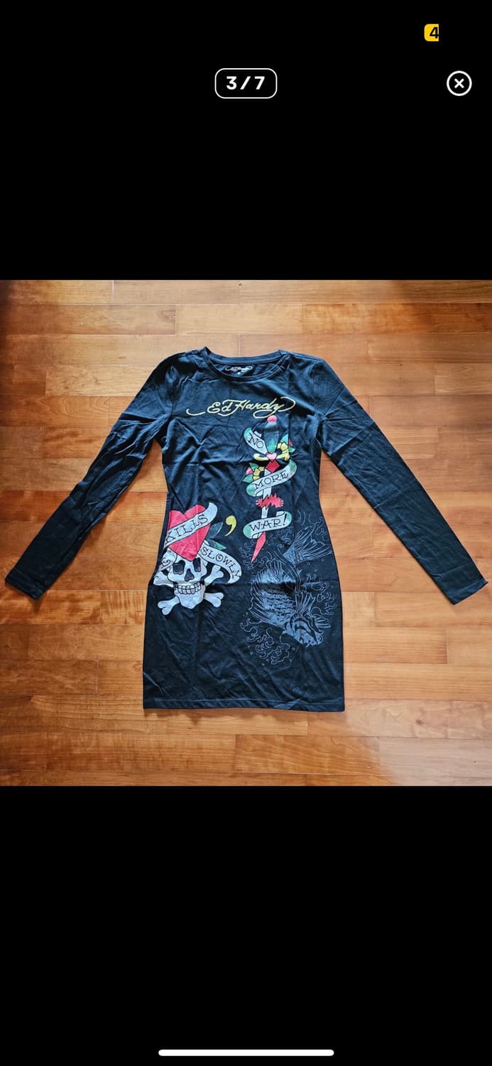 정품 에드하디 롱슬리브 미니 원피스 상품이미지3