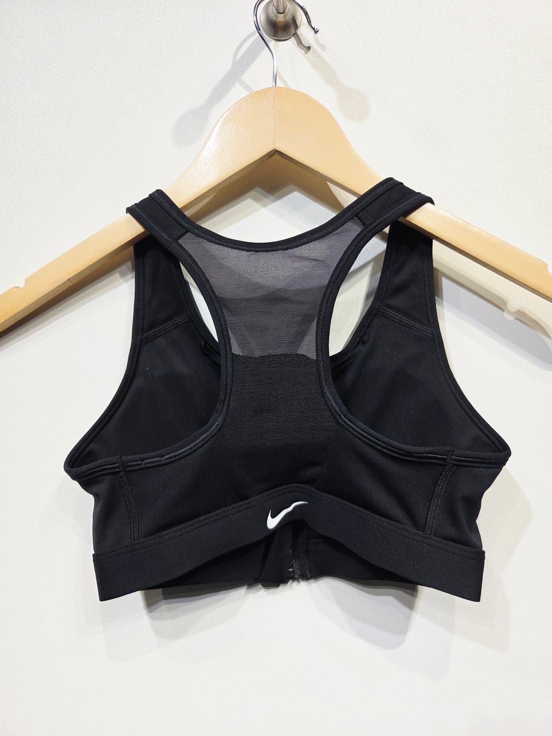 나이키 블랙 집업 스포츠 브라_XS 상품이미지3