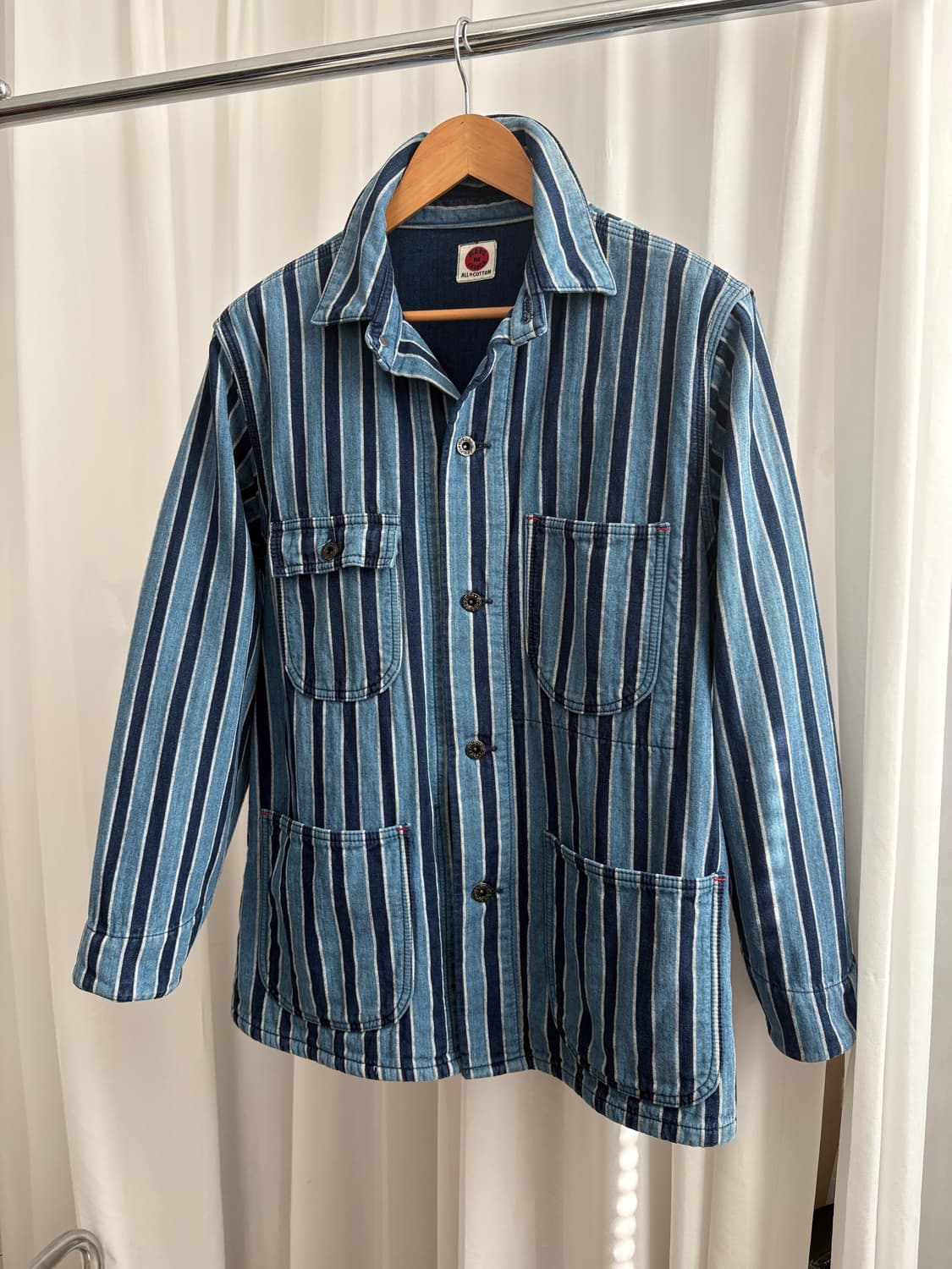 메이드 인 인디고 스트라이프 커버올 상품이미지4