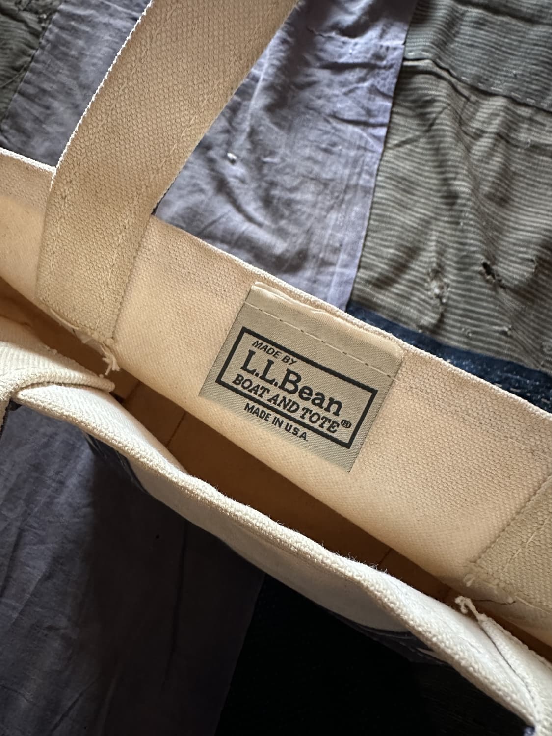 90s USA LL Bean Boat and Tote Mini Bag 상품이미지7