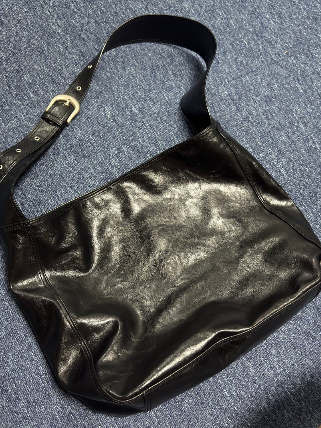 하아카이브 함준수 Hh 벨티드 백 2way 블랙 상품이미지3