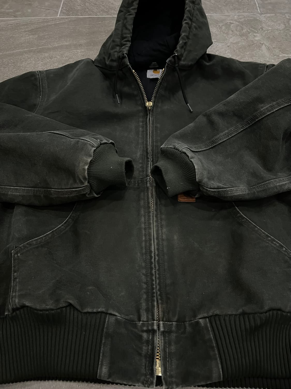 (L) 칼하트 후드 덕 액티브 자켓 J130 MOS 모스그린 상품이미지7