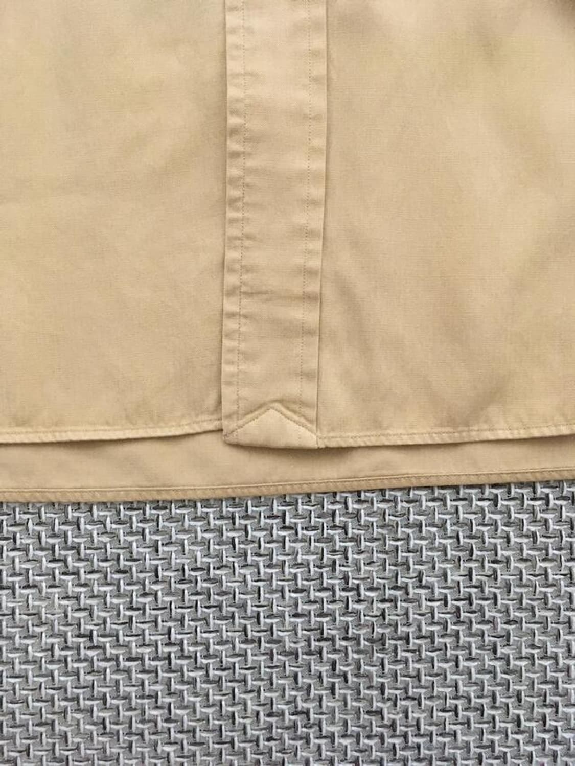 90s Gold-beige silk blended shirts 상품이미지4