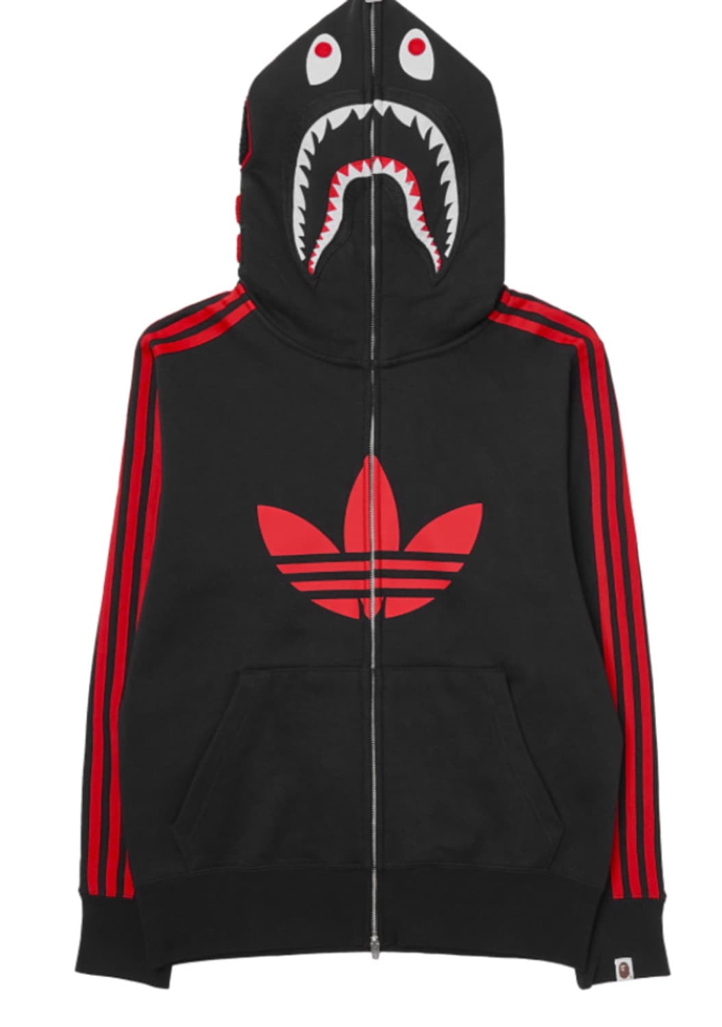 아디다스 x 베이프 얼티밋 샤크 후드 블랙 상품이미지2