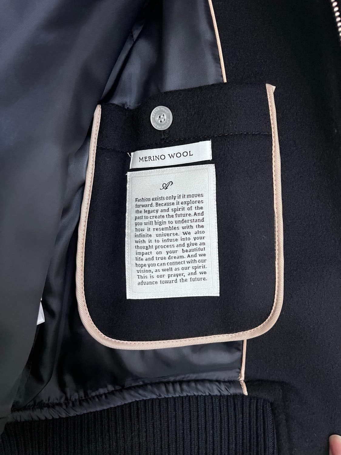 (xs) AFTER PRAY 블루종 자켓 상품이미지3