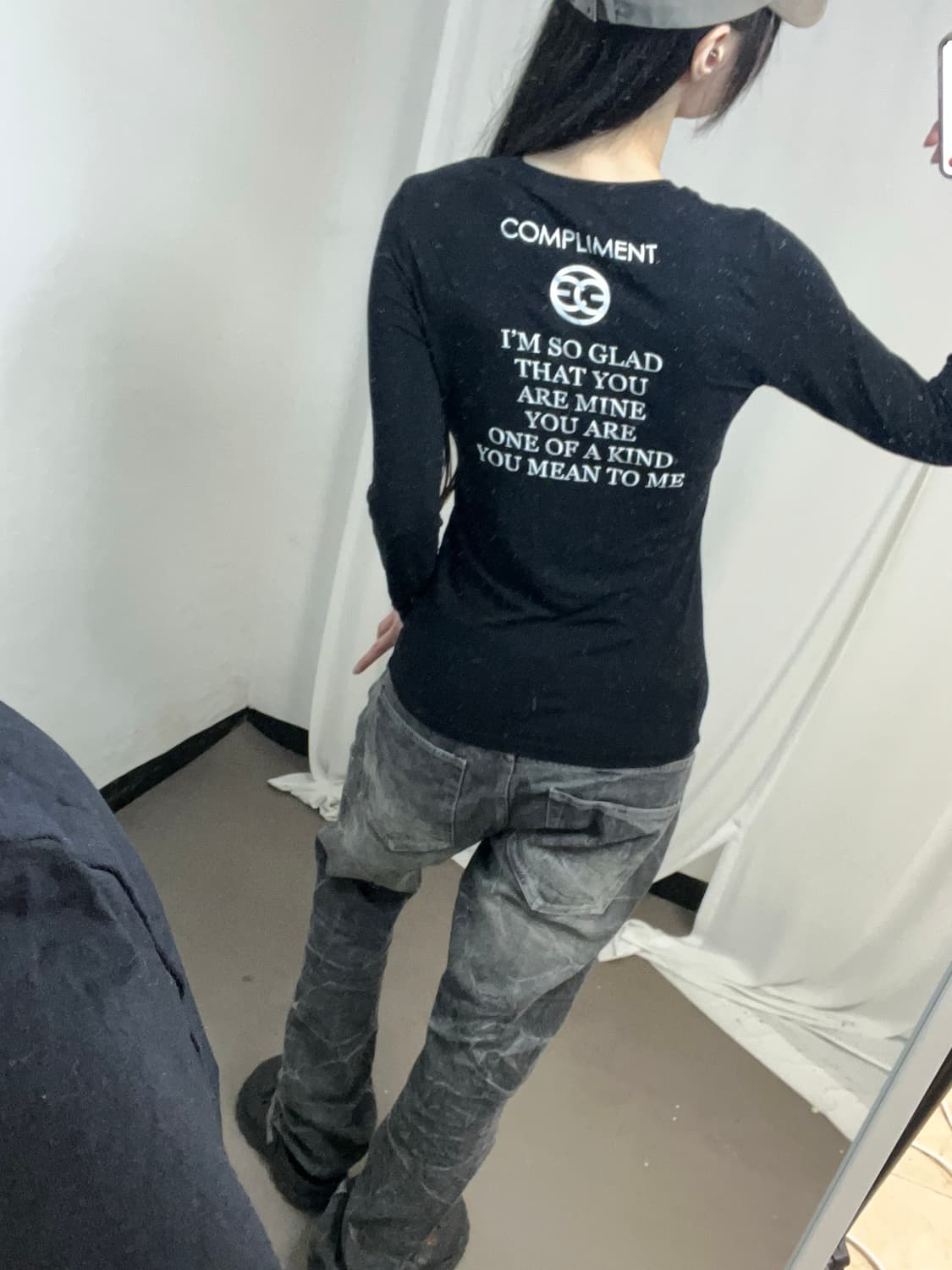 Egoist 블랙 슬림핏 롱슬리브 상품이미지5