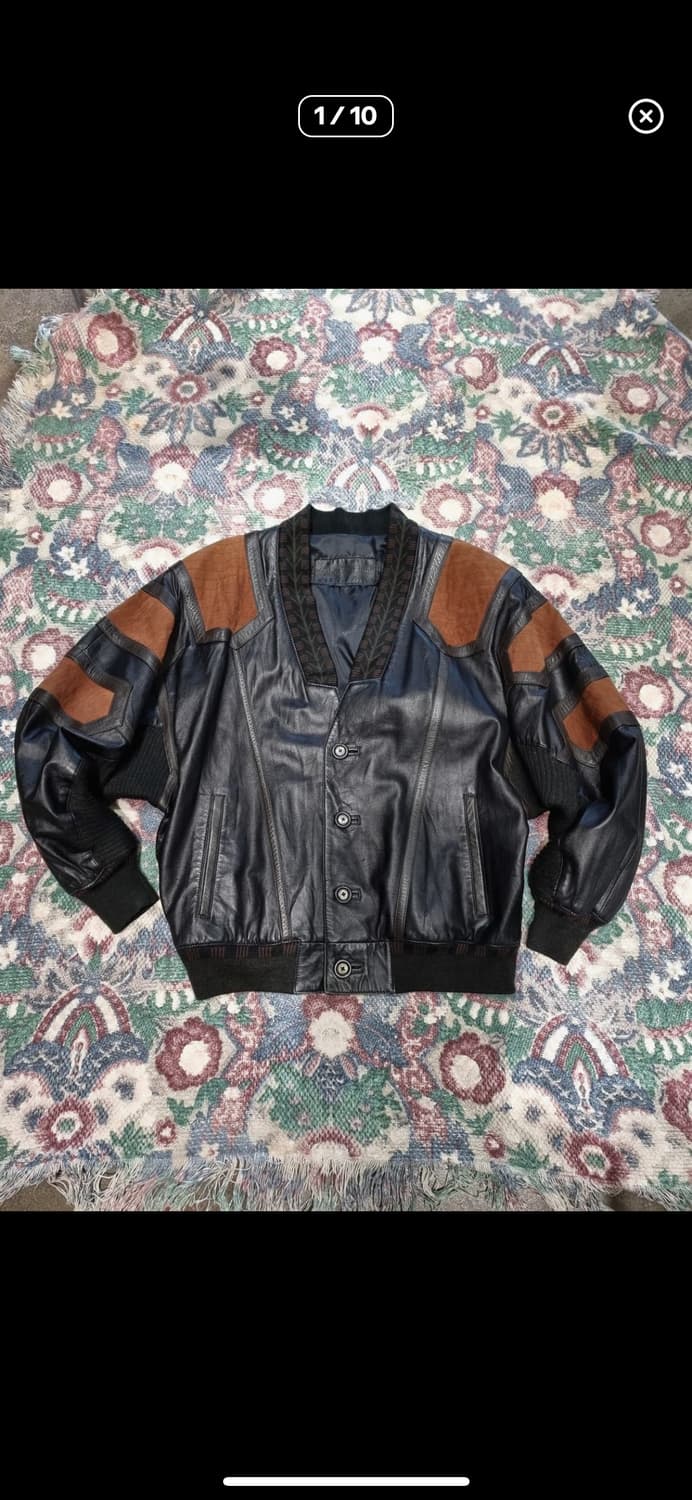 레더자켓 블랙 상품이미지1