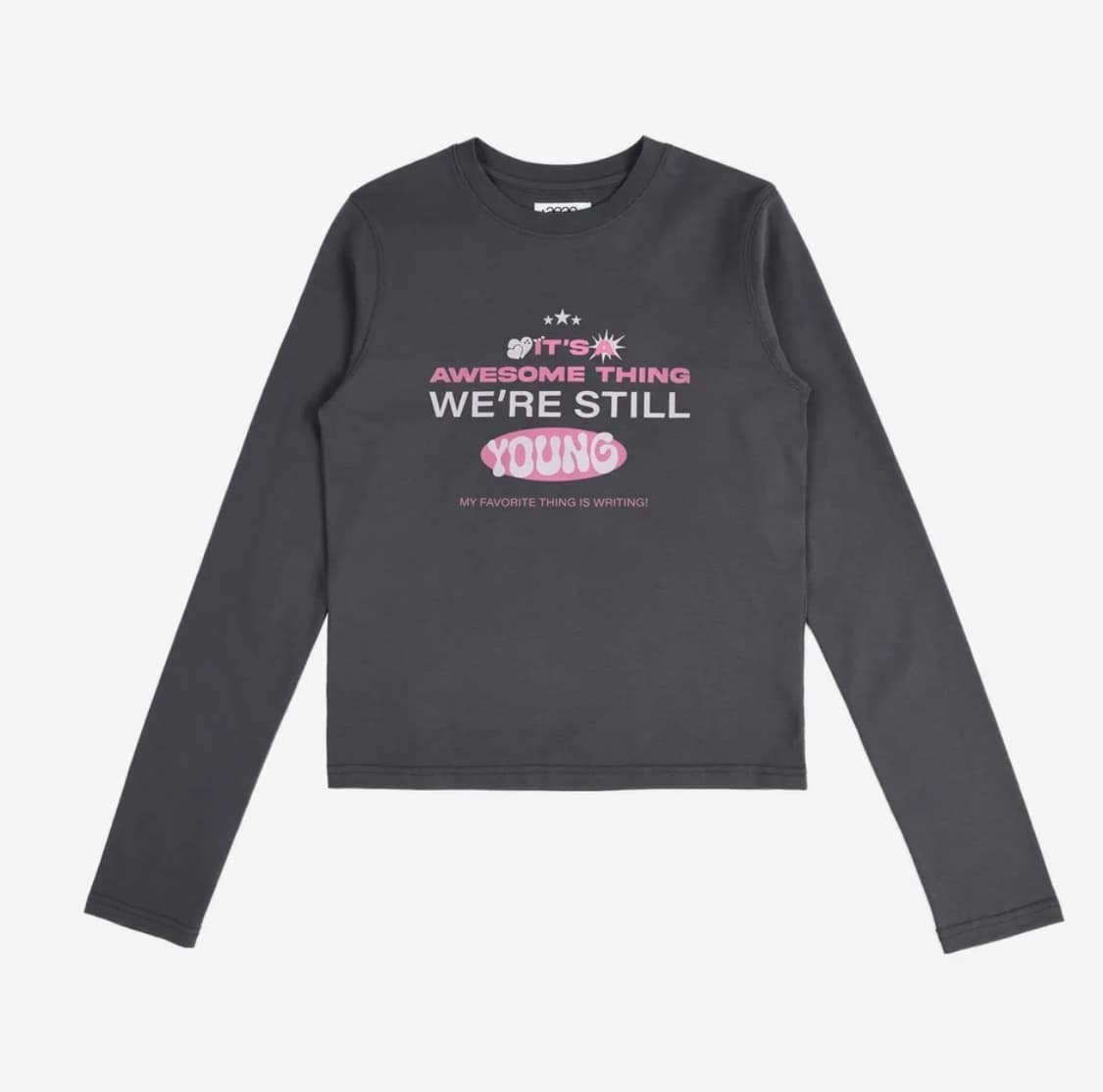 aeae 에이이에이이 롱슬리브 차콜 상품이미지1