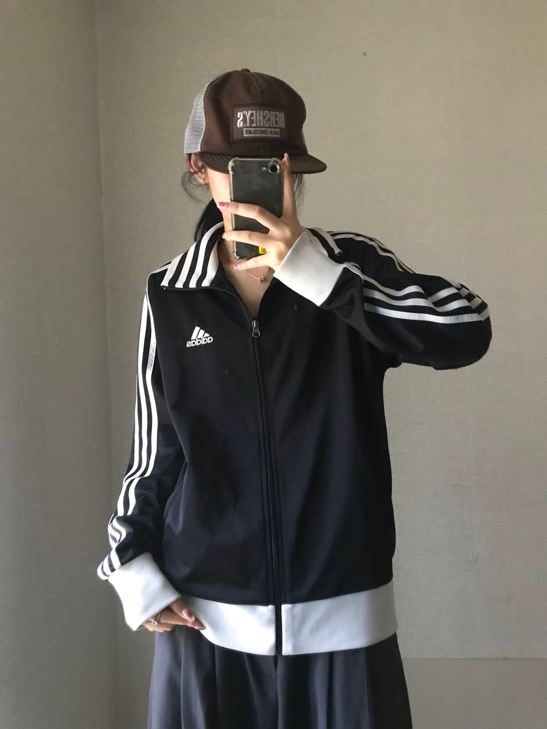 아디다스 블랙 스트라이프 져지 상품이미지1