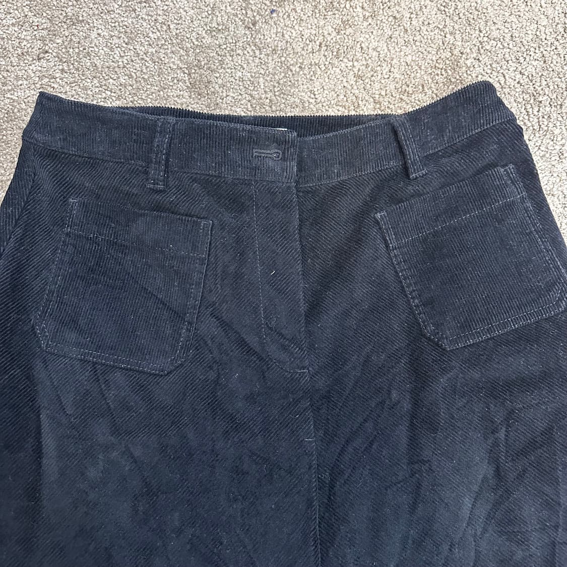 타미힐피거 코듀로이 플레어 미디 스커트(27) 상품이미지4