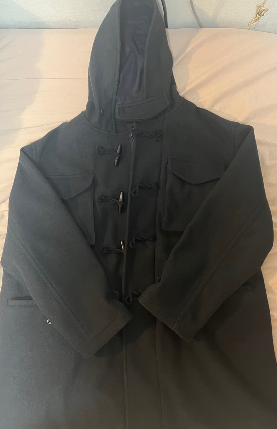 빔즈 beams m-65 베이스 더플 코트 차콜 색상 L 상품이미지1