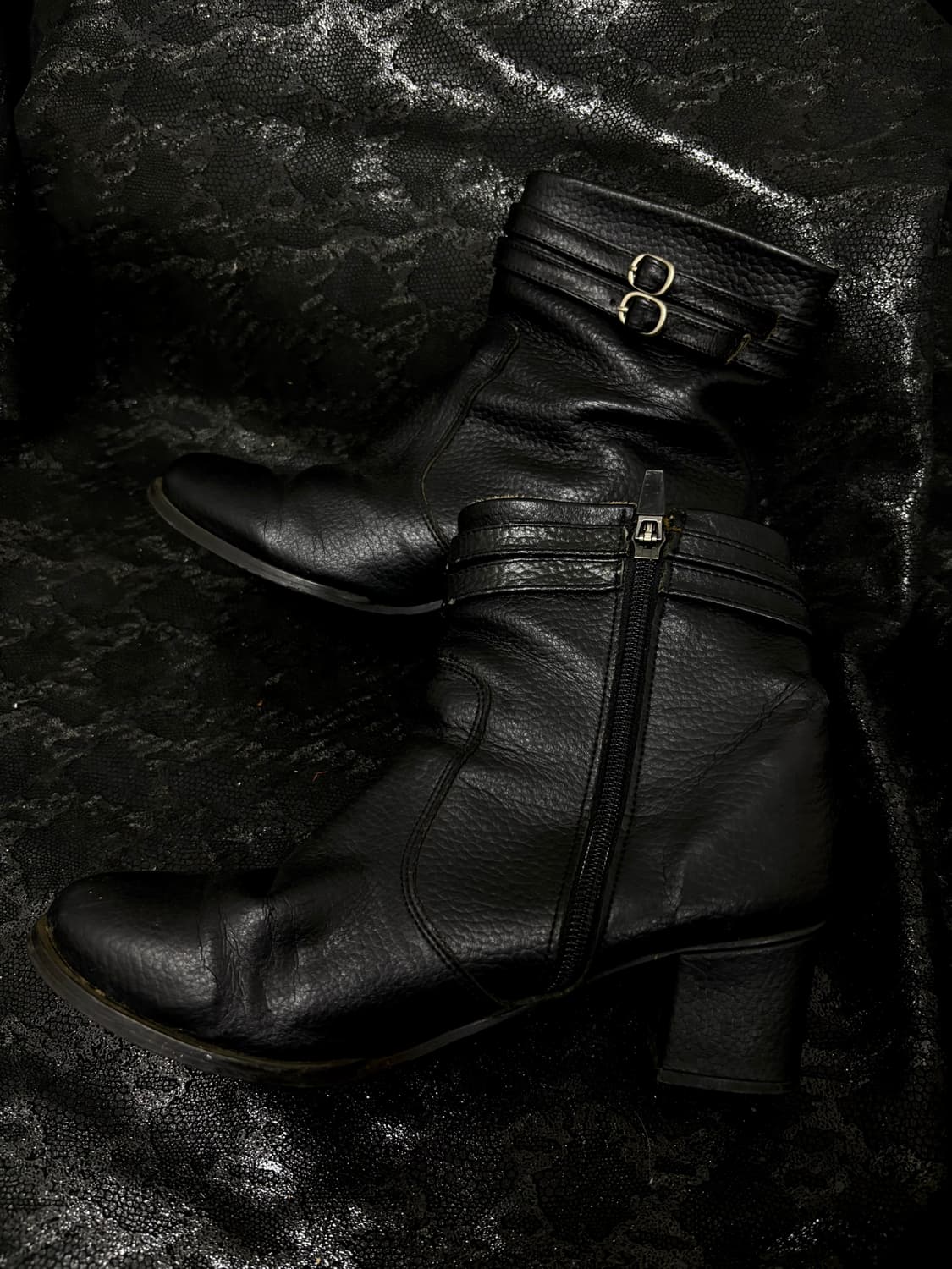 “Vintage” Chic Mood Black 2Buckle Detail 상품이미지4